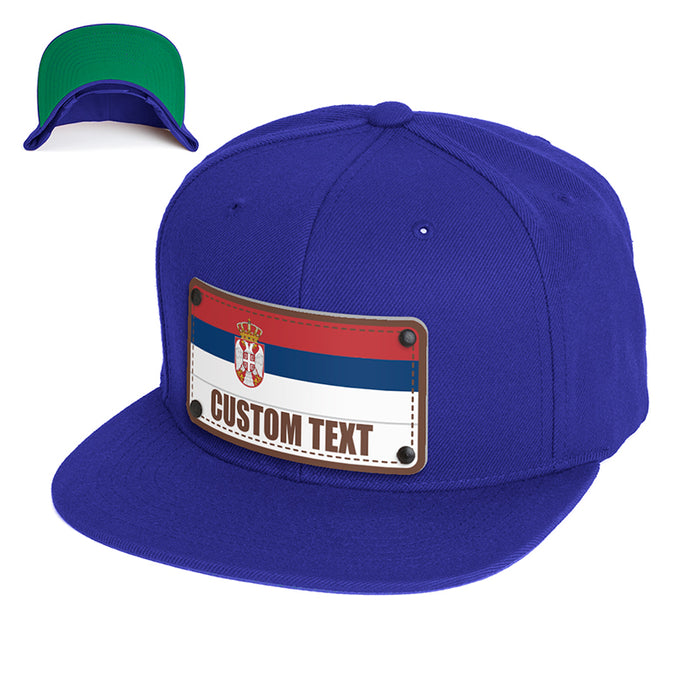 Custom Serbia Country Flag Hat | Personalized Headwear — CityLocs
