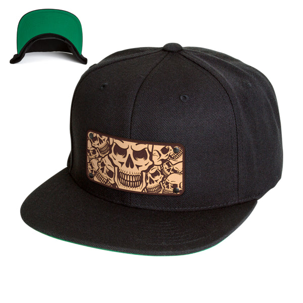 Engraved Lifestyle Leather Patch Hats - CityLocs