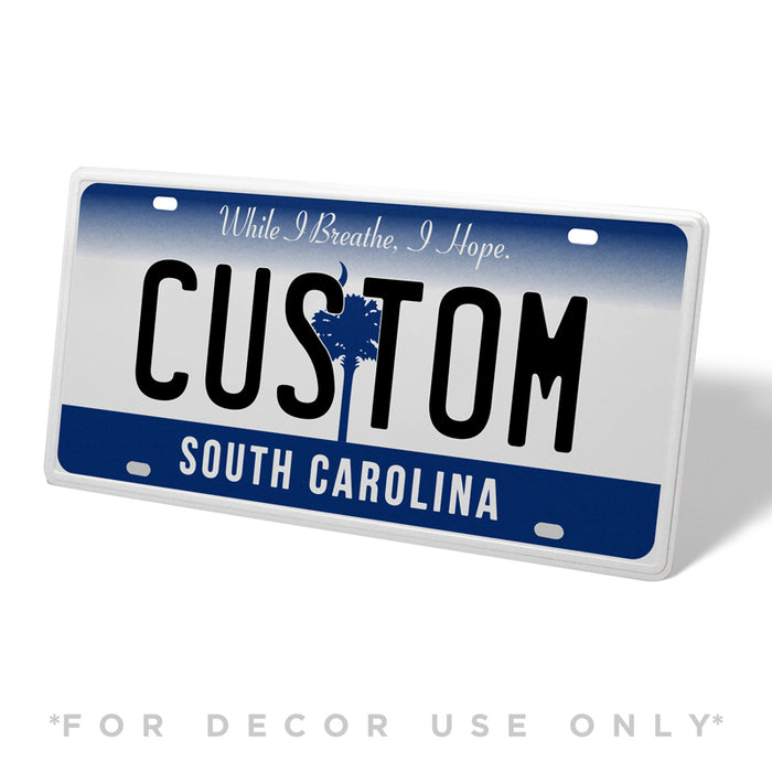 South Carolina 2022 Metal License Plate