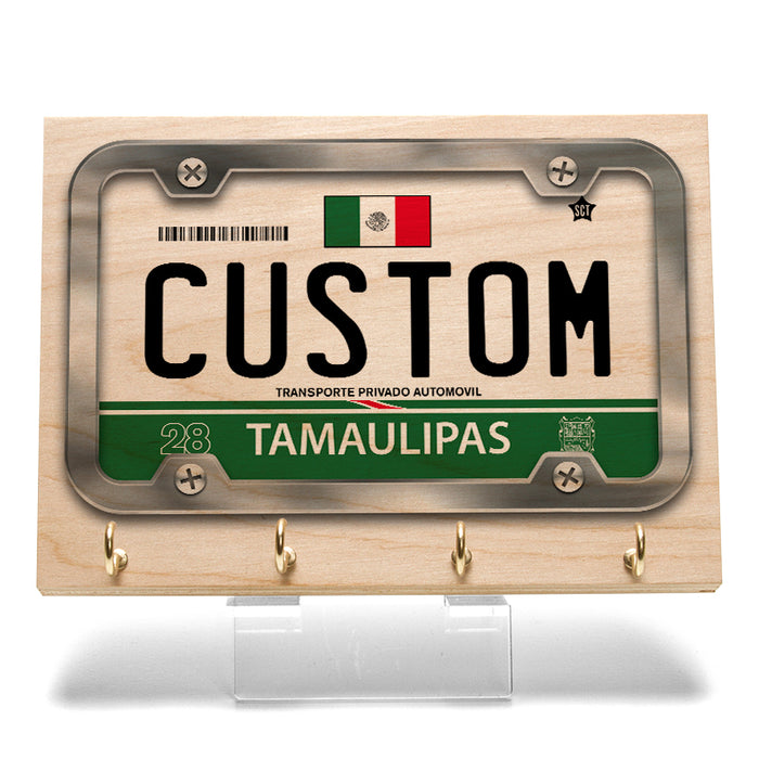 Tamaulipas License Plate Key Rack