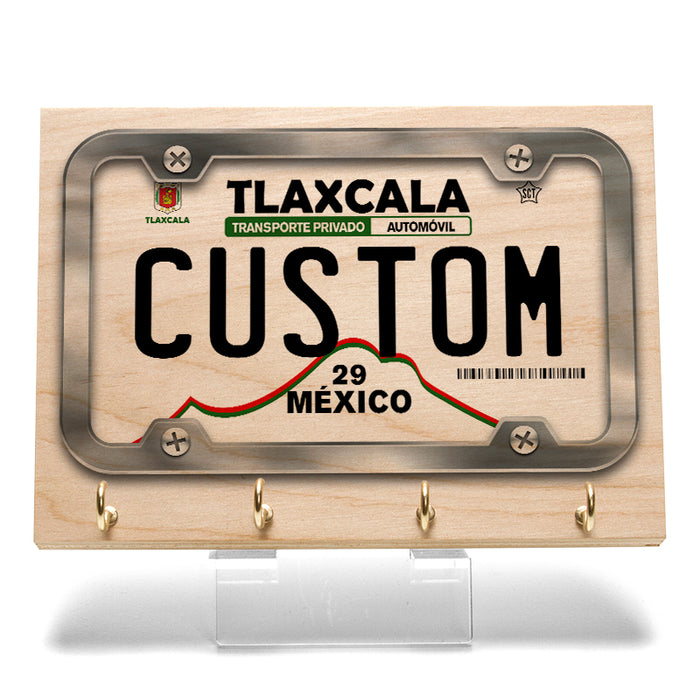 Tlaxcala License Plate Key Rack
