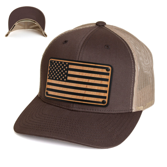 US Flag Wood Jax