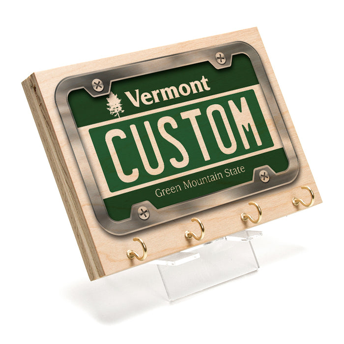 Vermont License Plate Key Rack