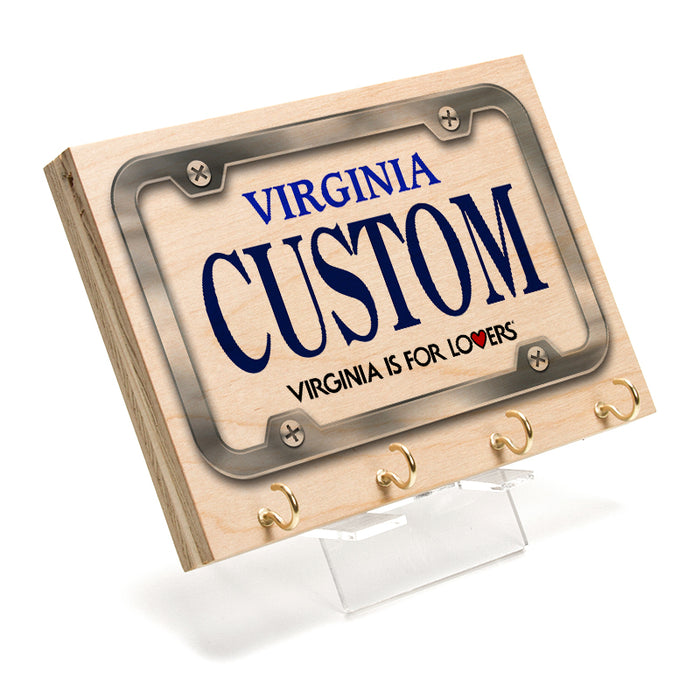 Virginia License Plate Key Rack