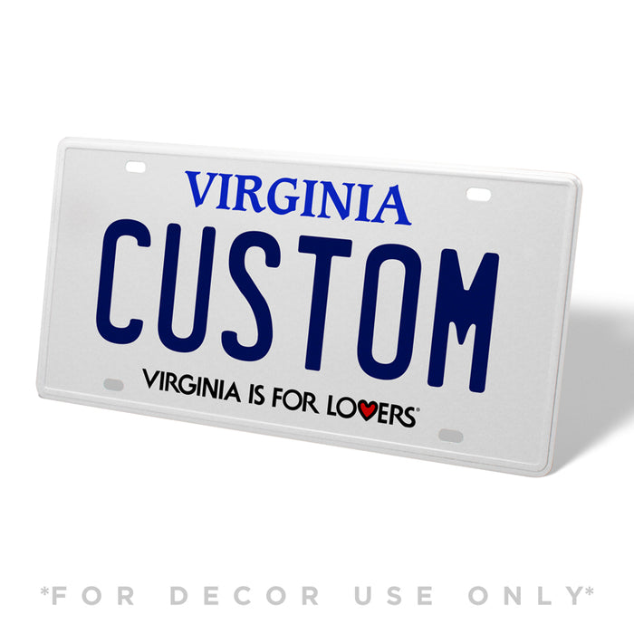 Virginia Metal License Plate