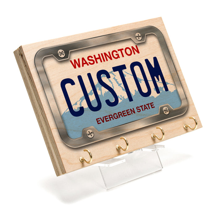 Washington License Plate Key Rack