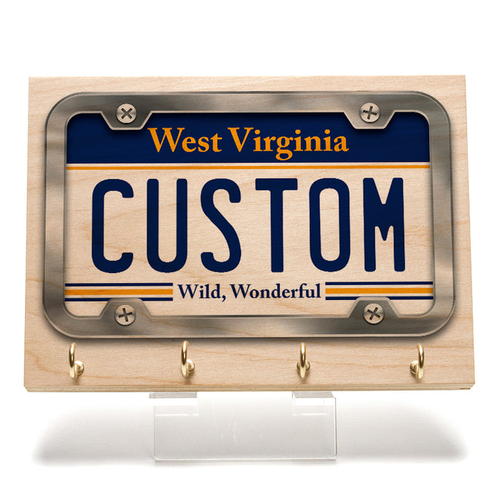 West Virginia License Plate Key Rack