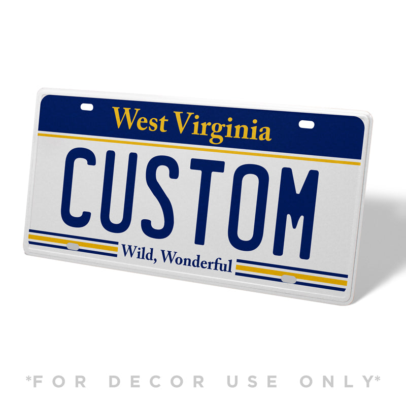 Custom West Virginia Replica License Plate — CityLocs