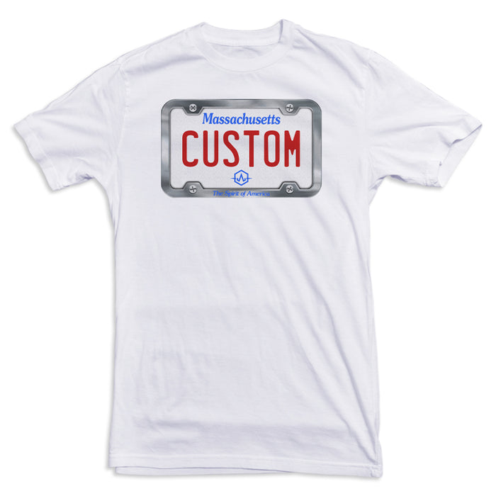 Massachusetts License Plate Tee