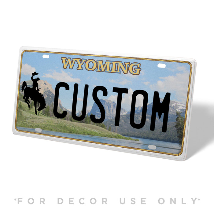 Wyoming 2022 Metal License Plate