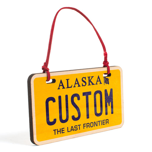 Personalized License Plate Ornament — CityLocs