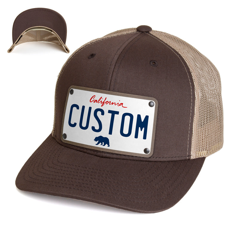 California White Plate Hat