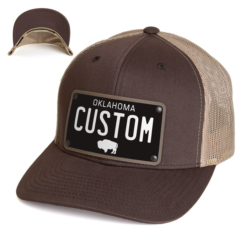 Oklahoma Plate Hat