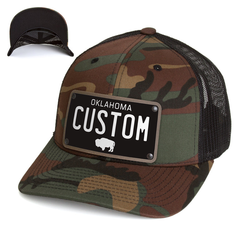 Oklahoma Plate Hat