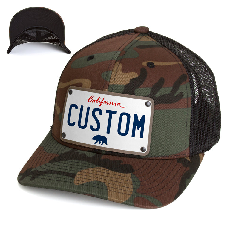 California White Plate Hat