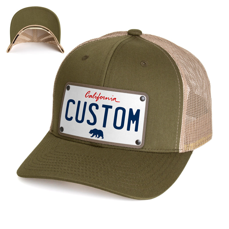 California White Plate Hat