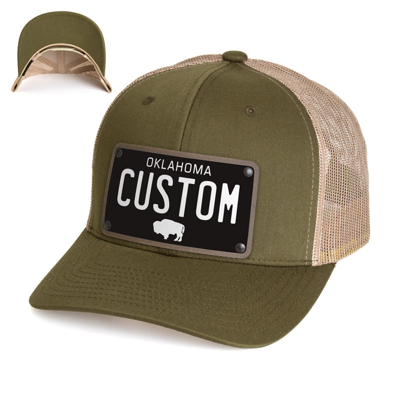 Oklahoma Plate Hat