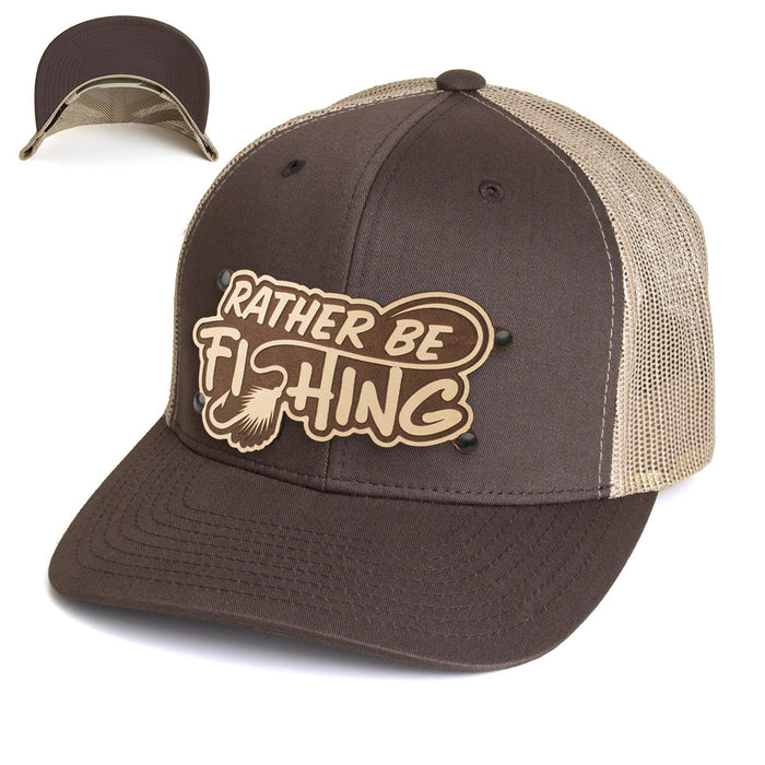 Get Hooked with the Rather Be Fishing Trucker Hat — CityLocs